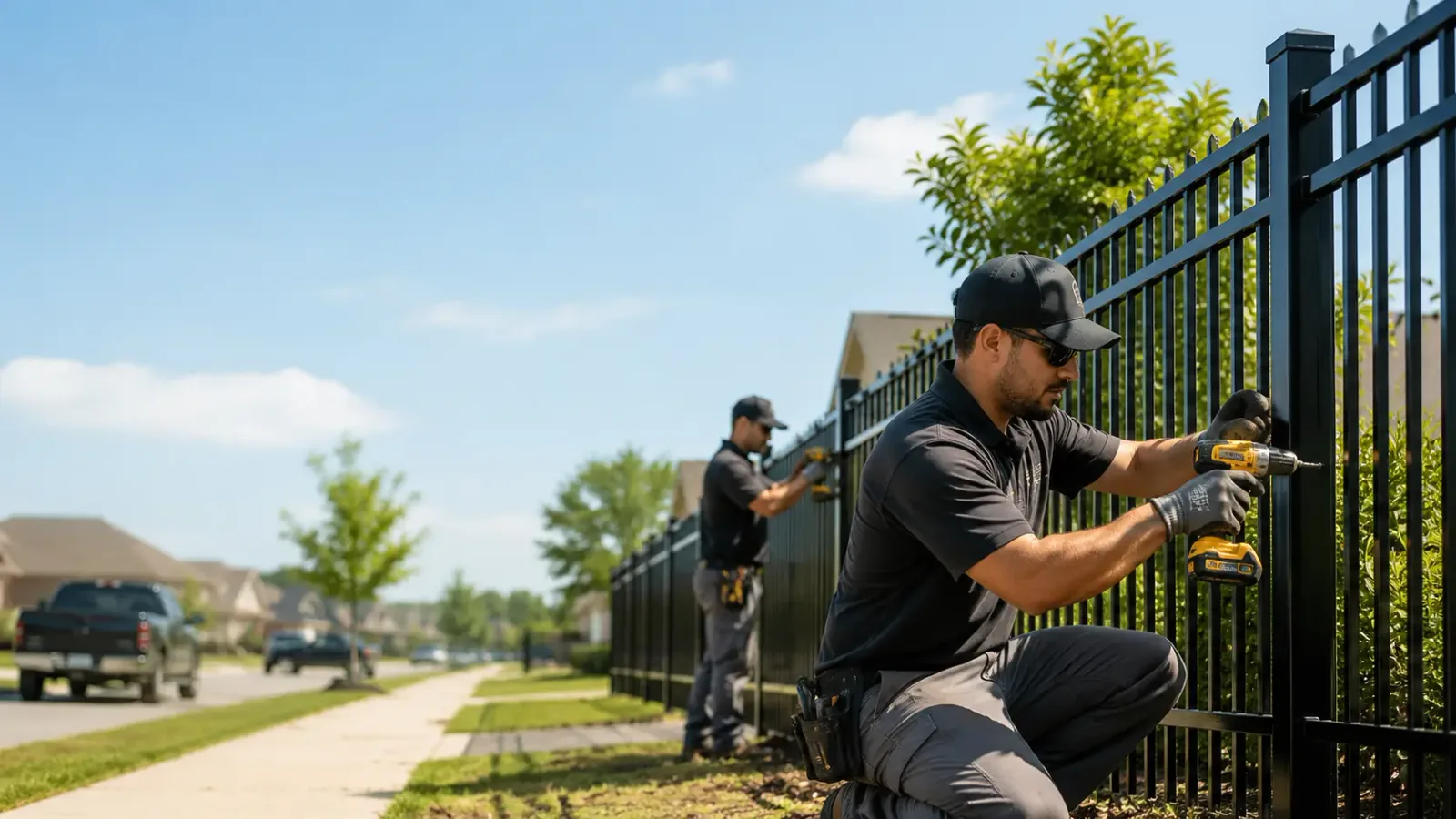 Metal Fence Installation in Gilbert, AR